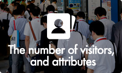The number of visitors, and attributes