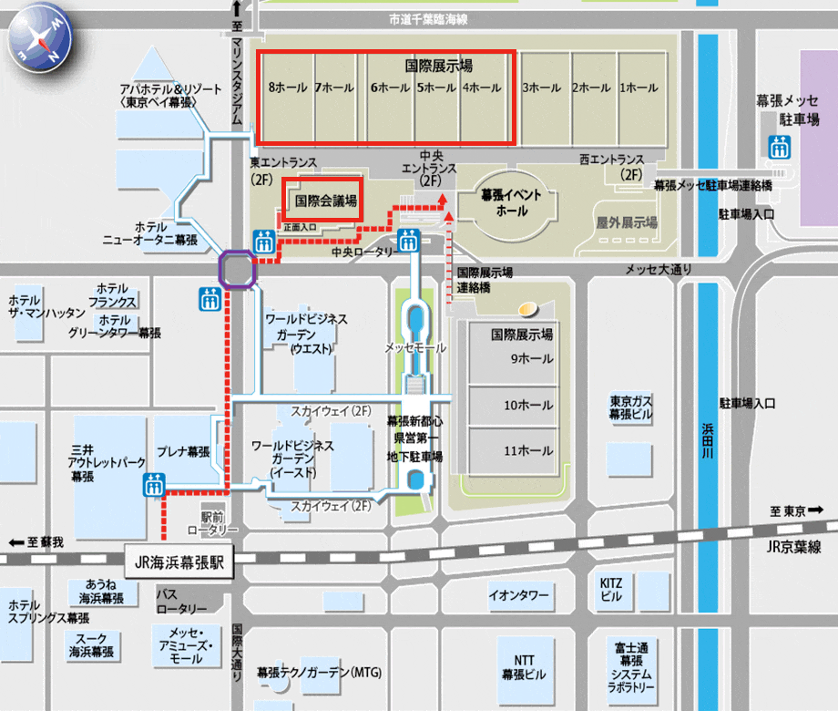 アクセス Interop Tokyo 18